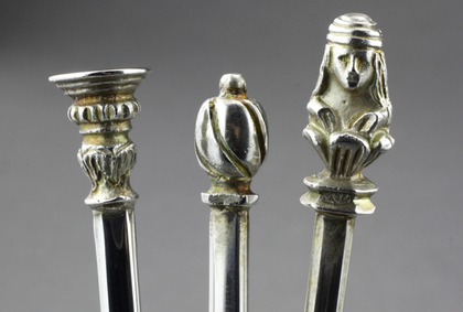 Silver Jubilee 16th Century Knop End Spoons (Set of 10) - Seal Tops, Lion Sejant, Maidenhead, Wrythen, Pudsey